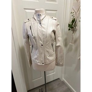 BKE Brand Pearl Moto Jacket Women's Size Medium